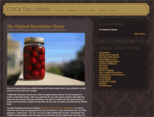 Tablet Screenshot of cocktailiana.com